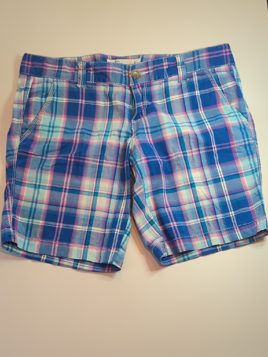 Aeropostale Pants - Vintage Aeropostale Pink And Blue Bermuda Shorts Size 9/10